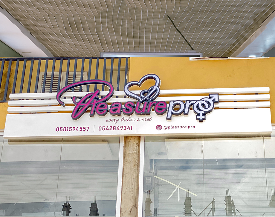 3d signage in Ghana